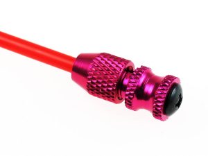 JP Antenna Pipe With Red Metal Anodised Base