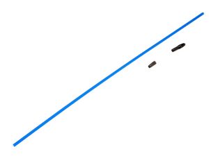 Traxxas Antenna, tube (1pc) / vinyl antenna cap (1pc) / wire retainer (1pc)