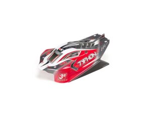 Arrma AR402274 Typhon 4x4 Blx Painted Decaled Body Red
