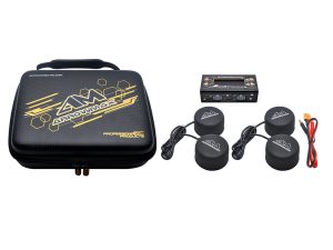 ARROWMAX Tyre Warmer & Batt Warmer With Bag Black Golden