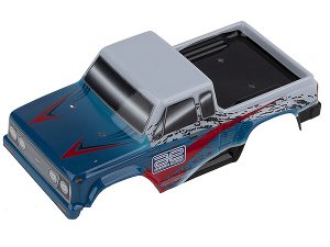 Team Associated ASSOCIATED CR28 BODY RED/BLUE/ WHITE