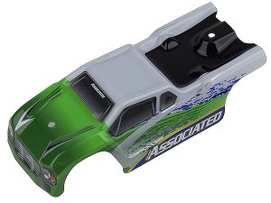 Team Associated ASSOCIATED TR28 BODY WHITE/ GREEN