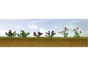 JTT Assorted Flower Plants 1, O-Scale, (10 per pack)
