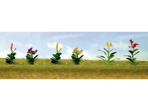 JTT Assorted Flower Plants 4, HO-Scale, (12 per pack)