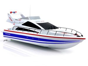 Henglong Atlantic Yacht (Luxury Powerboat) RTR, Blue (700mm)