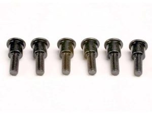 Traxxas Attachment screws, shock (3x12mm shoulder screws) (6 pcs)