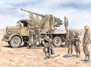 Italeri AUTOCANNONE RO3 WITH 90/53 AA (2 FAST ASSEMBLEY MODELS)