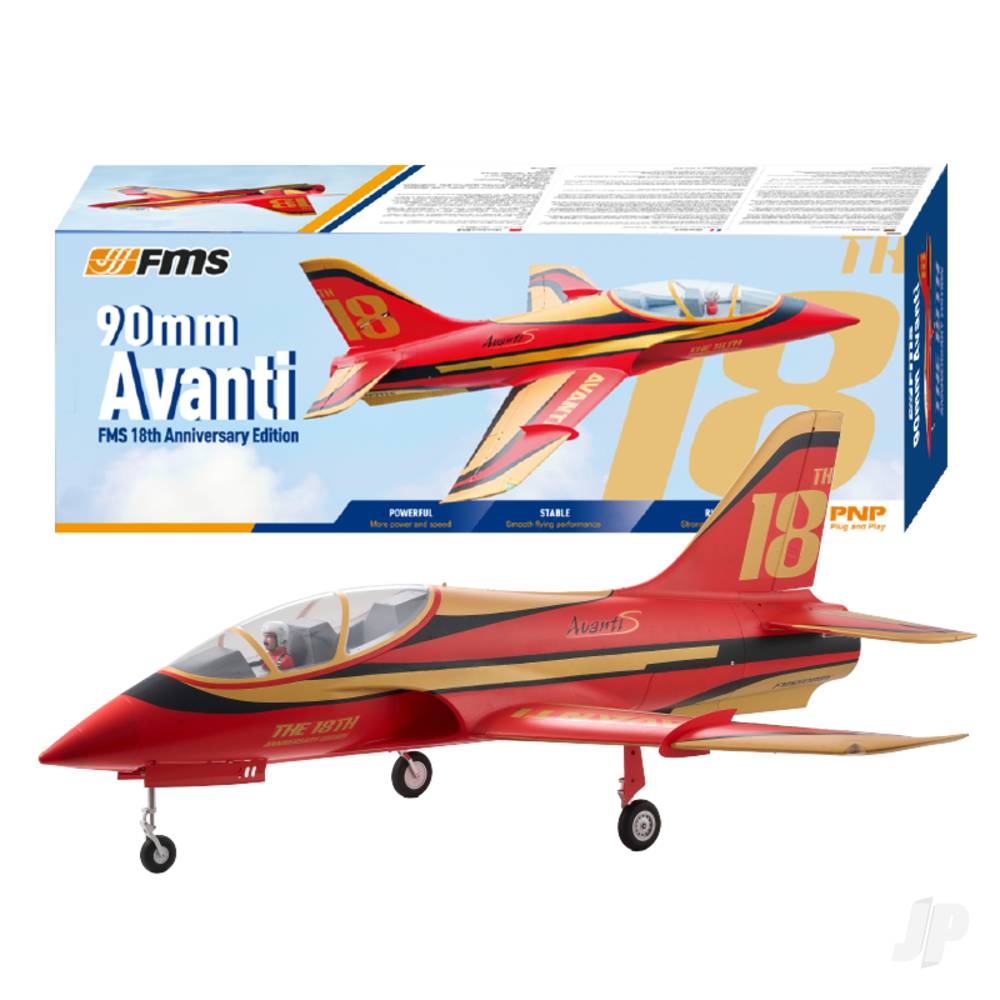 FMS Avanti 90mm EDF PNP Red - Image 33