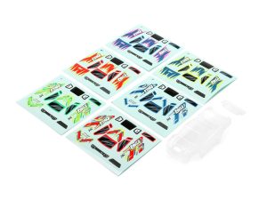 PRO Axis T Body, Pro-Line OE, Spoiler, Stickers, Clear: Micro-T