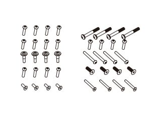 PD Racing B head hex screw HM2.5*12   4pcs
