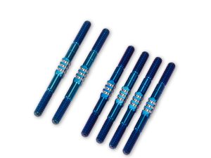 JConcepts B84 Fin Titanium Turnbuckle Set 6pc - Blue
