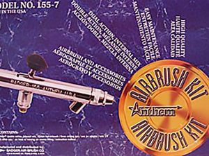 Badger  155 Anthem with braided hose, 2 small 1 large Jar & color cup