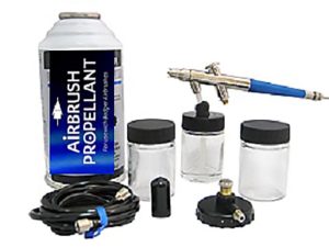 Badger Siphon Feed 200 Airbrush, with Propel, Jar, Regulator & Hose