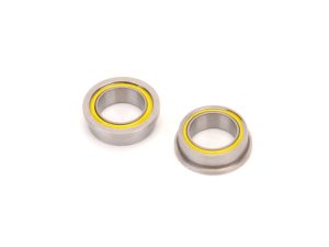 Schumacher Ball Bearing - 1/4x3/8x1/8 Flanged Yellow - (pr)