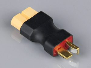Radient Battery Adapter, Deans (HCT) Male to XT60 Female