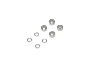 Team Losi Racing Bearings and Spacers Aluminum Bell Cranks:  22/T/SCT