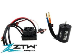 ZTW Beast SL 50A G2 ESC Combo + Prog Card (3650 2950KV Motor) (2-3 Cells)