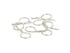 Core RC Big Body Clip 1/10 - Silver (8)