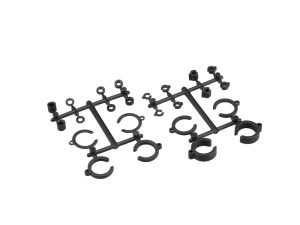 JConcepts Big Bore Shock Limiter, up-travel kit, 24pc- Black