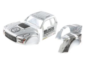 Losi Black Rhino Wheels Ford Raptor Body Set:  Baja Rey