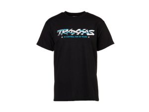 Traxxas Black Tee Sliced Logo 3XL