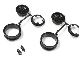 KYOSHO Black Wheels 1.9 Inch Outlaw Rampage (2) Kyosho