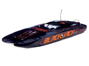 Pro Boat Blackjack 42" 8S Brushless Catamaran RTR: Black/Orange