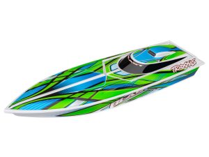 Traxxas Blast 1:10 RTR Electric High Performance Race Boat, Green (+ TQ 2-ch, Nautica ESC, Stinger 540, 6-Cell NiMH, DC Charger)