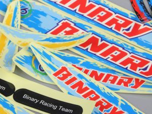 Joysway Blue Colour Decal Stickers