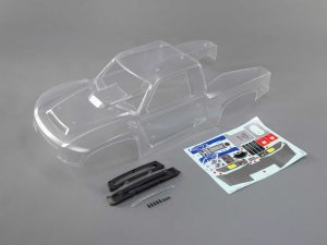 Losi Body and Front Grill, Clear: SBR 2.0