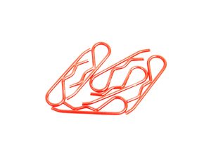 Core RC Body Clip 1/8 - Fluorescent Red (6)