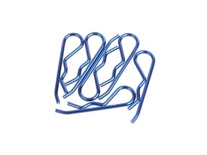 Core RC Body Clip 1/8 - Metallic Blue (6)
