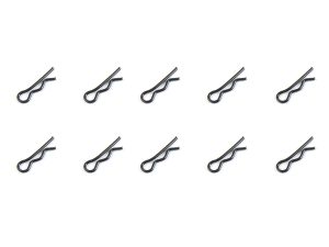 Arrma Body Clip 6mm Black (10)