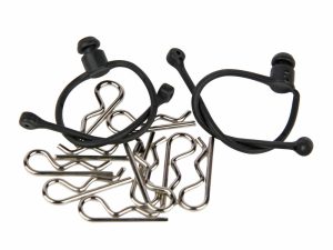 Radient Body Clips (10 pcs) with Black Retainers (2 pcs)