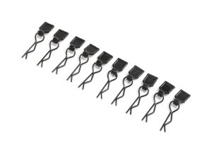 Losi Body Clips, Black, Small (10): LMT