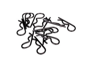 Traxxas Body clips, heavy duty (Black) (12 pcs)