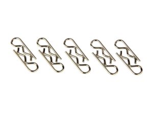 Radient Body Clips, Standard Straight, Silver (10 pcs)