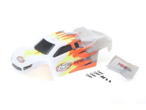 Losi Body, Gray/White: Mini-T 2.0