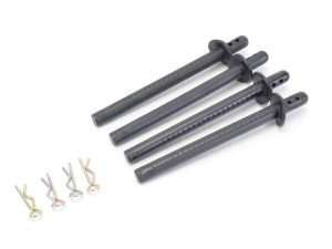 Schumacher Body Posts and R Clips- Mi5evo  (pk 4)
