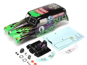 Losi Body Set, Painted, Grave Digger: LMT
