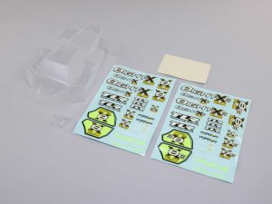 Team Losi Racing Body Set with Decals, Clear: 8X, 8XE 2.0