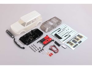 Axial Body, White: SCX24 Ford Bronco