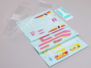 Losi Body & Wing, Clear: Mini JRX2