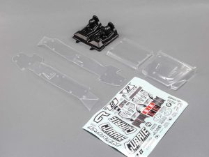 Losi Body/Driver Set, Clear: Hammer Rey