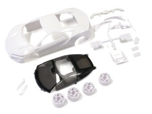 KYOSHO Bodyshell Honda NSX Kyosho Mini-Z + 2WD Rims (White Body)