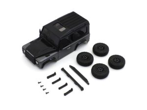 KYOSHO Bodyshell Land Rover Defender 90 Gray Mini-Z 4X4 MX01 w/Wheels