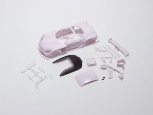 KYOSHO Bodyshell Lexus SC430 GT500 Kyosho Mini-Z (White Body)