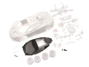 KYOSHO Bodyshell McLaren P1 GTR Mini-Z + 2WD Rims (White Body)