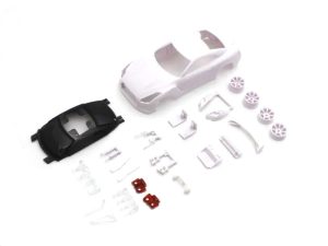 KYOSHO Bodyshell Nissan Skyline GT-R R35 Mini-Z + AWD Rims (White Body)