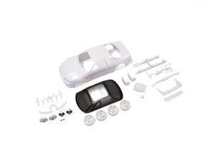 KYOSHO Bodyshell Nissan Skyline R33 Mini-Z + 4WD Rims (White Body)